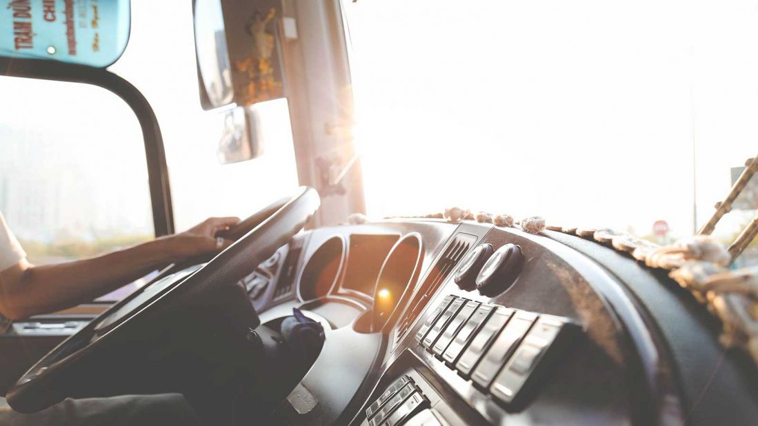 Interior de autobús urbano